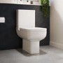 Close Coupled Toilet and Full Pedestal Basin Bathroom Suite - Seren