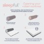 Double Memory Foam Top 1000 Pocket Sprung Hybrid Rolled Mattress - Sleepful