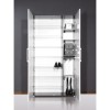 Germania Shoe Cabinet In Ash &amp; White - 40 Pairs