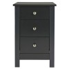 Furniture To Go Florence Bedside Table in Black