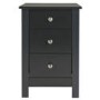 GRADE A1 - Furniture To Go Florence Bedside Table in Black