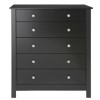 Furniture To Go Florence 4+2 Drawer Chest in Black