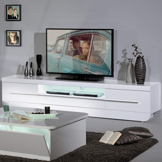GRADE A1 - Skylight Floyd 36 High Gloss TV Cabinet