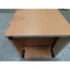 GRADE A2 - One Call Furniture Beech 3 Drawer Bedside Chest