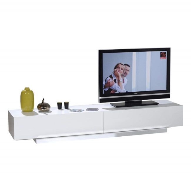 Sciae Volta2 High Gloss White TV Cabinet