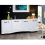 Sciae Smooth 36 white high gloss 4 door sideboard