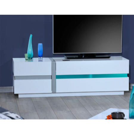 Sciae Cross 36 TV hi-fi cabinet in white