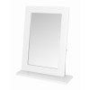 GRADE A1 - One Call Furniture Alpine Gloss Mirror in White High Gloss