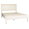 GRADE A2 - Savannah Solid Wood Kingsize Bed Frame in Ivory