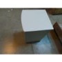 GRADE A2 - Welcome Furniture Cornwall White 3 Drawer Bedside Table