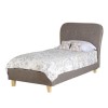 Seconique Eaton Upholstered Grey Single Bed