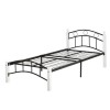 Seconique Luton Single Bed in Black and White