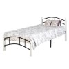Seconique Luton Single Bed in Black and White