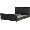 Seconique Shelby Kingsize Sleigh Bed in Black