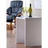 GRADE A1 - World Furniture Toscana Lamp Table in High Gloss White