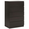 GRADE A2 - Parisot Home 5 Drawer Chest in Wenge