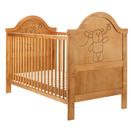 Obaby B is for Bear Cot Bed in Country Pine