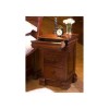 GRADE A1 - Baumhaus La Roque Solid Mahogany Secret Storage 4 Drawer Bedside Table