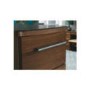 GRADE A2 - Welcome Furniture Loxley 3 Drawer Bedside Table in Walnut
