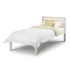 GRADE A3 - Julian Bowen Solcum Single 90cm Bed Frame In Stone White 