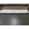 GRADE A4 - World Furniture Bari High Gloss White Bed - kingsize