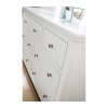 GRADE A4 - Mountrose Venice Painted White Chest of 7 Drawers