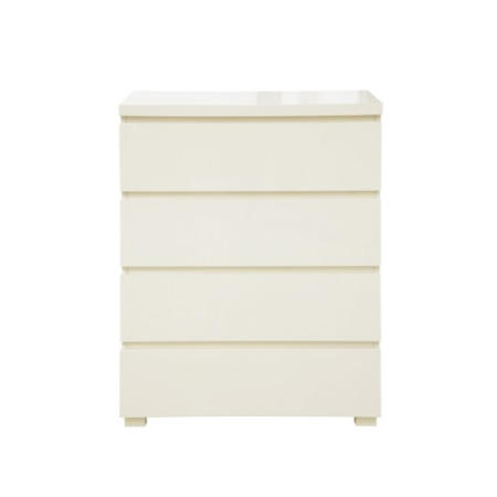 GRADE A1 - As new but box opened - LPD Limited Puro 4 Drawer Chest in Cream