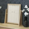 GRADE A1 - Welcome Furniture Eske Single Vanity Mirror in Light Oak - As New