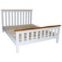 GRADE A1 - Wilkinson Furniture Cherbourg Solid Pine Kingsize Bed Frame - As New