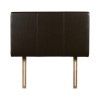 GRADE A1 - Julian Bowen Vienna Upholstered Headboard - single in brown - As New