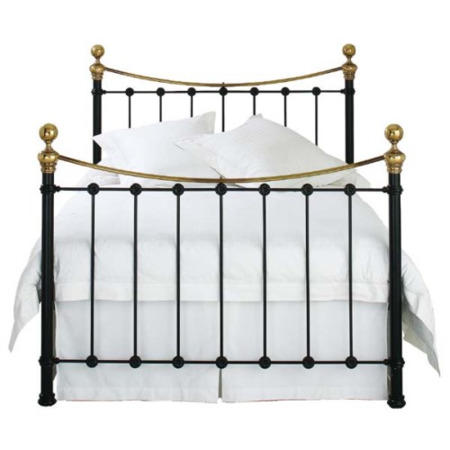 GRADE A1 - Original Bedstead Company Selkirk Bedstead - superking in satin black with universal frame- As New