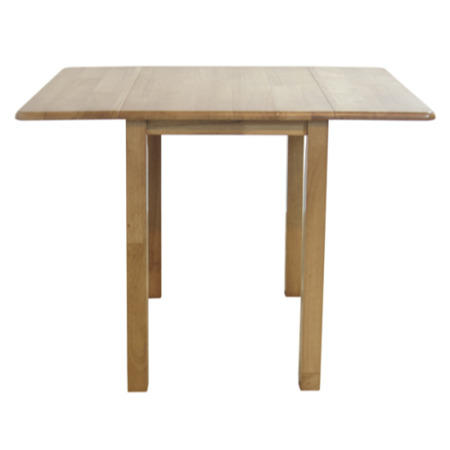 Furniture Link Norway Natural Oak Rectangular Drop Leaf Dining Table