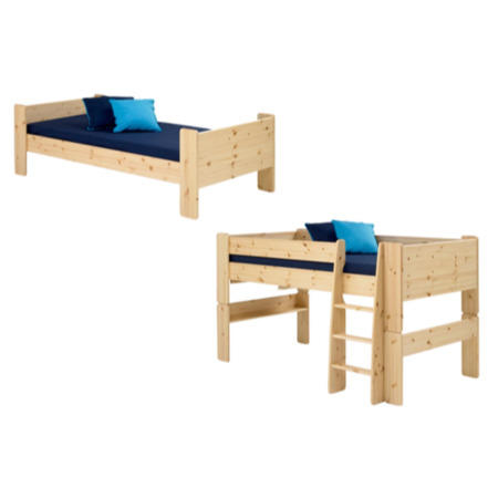 Steens  For Kids Extension Kit - Single Bed To Mid Sleeper In Pine