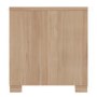 Oak Finish Wardrobe + Chest Of Drawers + Bedside Table