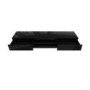 Wide Black Gloss TV Stand with LEDs - TV's up to 70" - Evoque