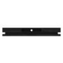 GRADE A1 - Extra Large Black Gloss TV Stand with LEDs- TV's up to 80" - Evoque