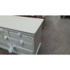 GRADE A3 - Savannah Solid Acacia Wood 4+3 Drawer Wide Chest in Ivory