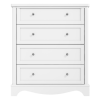 Victoria White 4 Drawer Chest of Drawers
