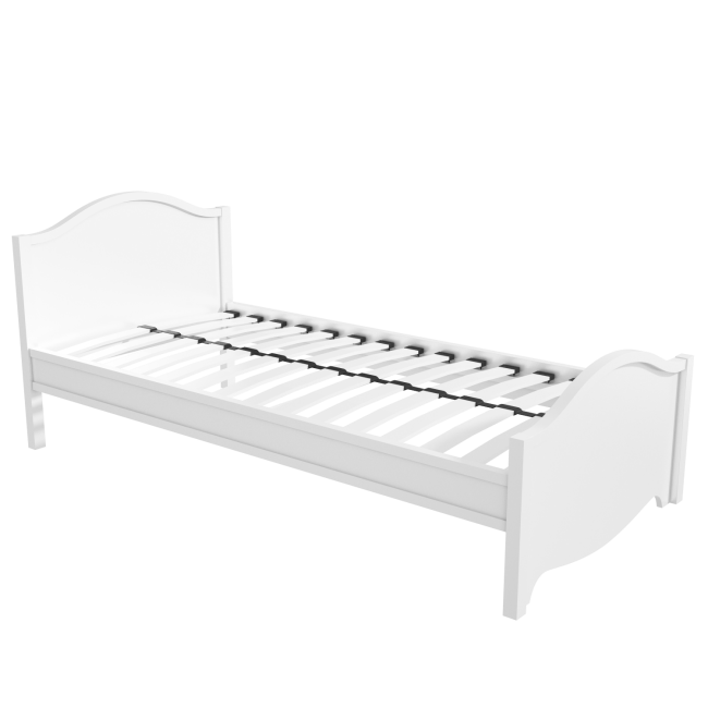 Victoria White Single Bed Frame