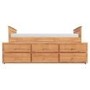 Oxford Captains Guest Bed With Storage in Pine - Trundle Bed Included