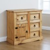 Mountrose Monterrey Solid Pine Sideboard In Waxed Pine 