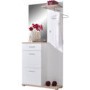 Germania Compact Wardrobe in White and Oak