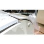 GRADE A3 - Birlea Furniture Aztec 5 Drawer Narrow Chest in White High Gloss