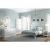 Harper Solid Wood Double Bed Bedroom Set in White