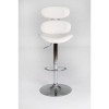 Furniture To Go Designa High Back Gas Lift Bar stool In White Ash