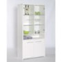 Furniture To Go Designa Tall Glazed Display Unit In White Ash