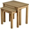 Mountrose Panama Nest Of Tables In Light Wax 