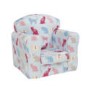 GRADE A2 - Light cosmetic damage - Just4Kidz Loose Cover Armchair in Kitty Kat