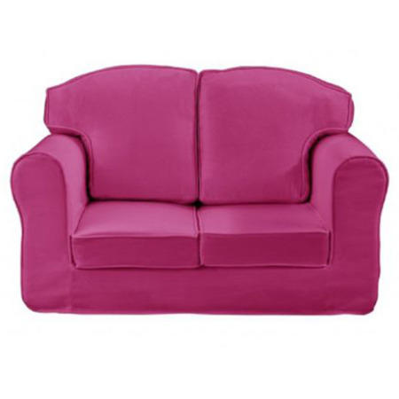 Just4Kidz Loose Cover Sofa in Pink