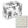 Just4Kidz Toy Box in Floral Sky